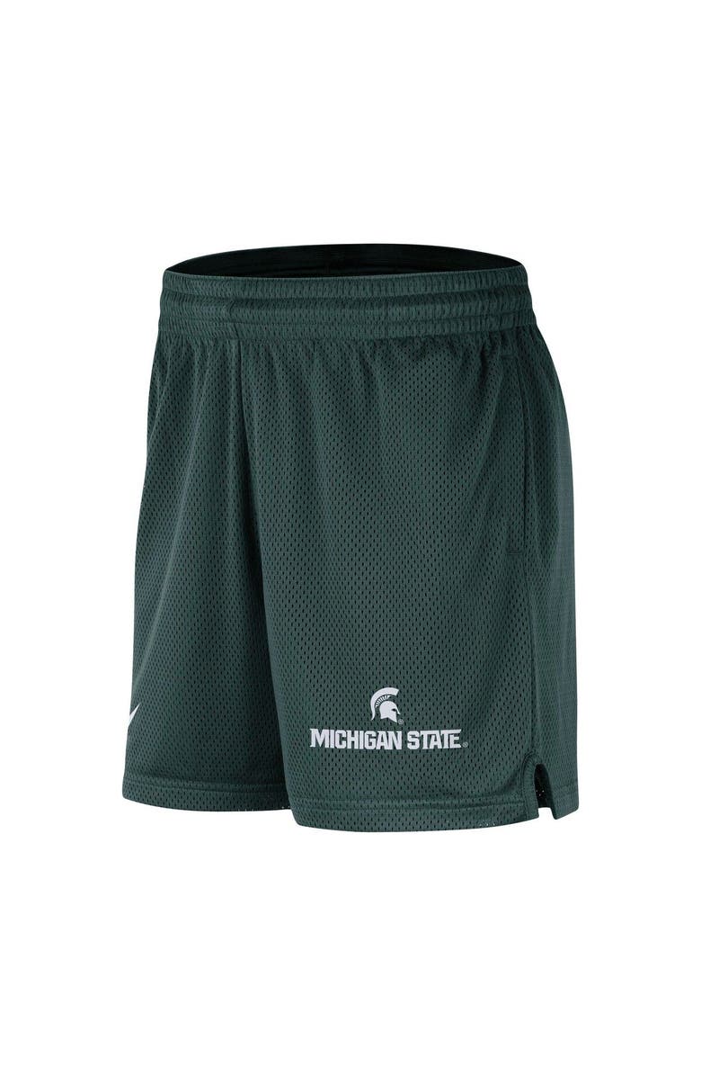 Nike Men's Nike Green Michigan State Spartans Mesh Performance Shorts, Alternate, color,