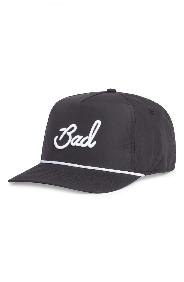 Bad Birdie Rope Tie Embroidered Baseball Cap, Main, color, 