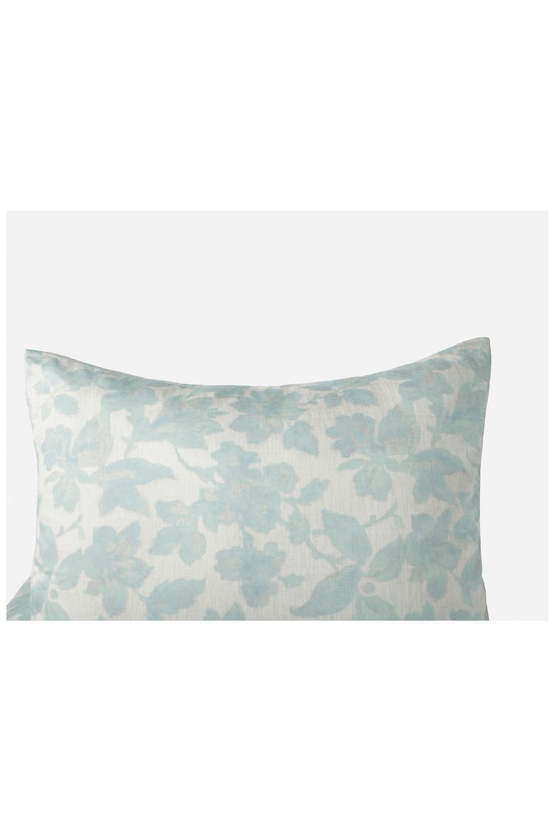 Camellia Organic Cotton Sateen Pillow Sham, Alternate, color, CELADON
