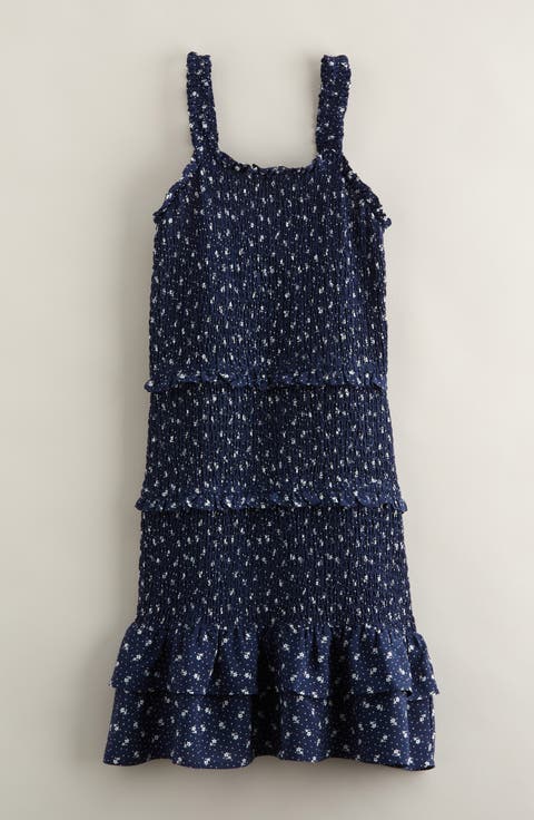 Kids' Smocked Ruffle Dress (Big Kid)