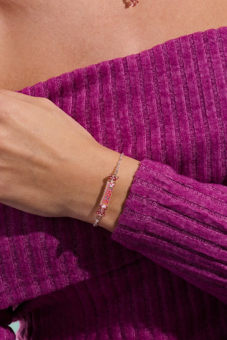 SMARTIES® Pull Chain Bracelet, Alternate, color, Silver