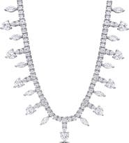 Julianna B. Created White Sapphire Heart Drop Necklace