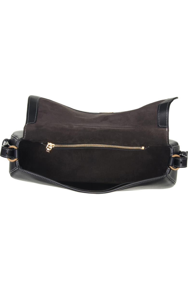 Valentino Garavani Small VLOGO Leather Saddle Shoulder Bag, Alternate, color,