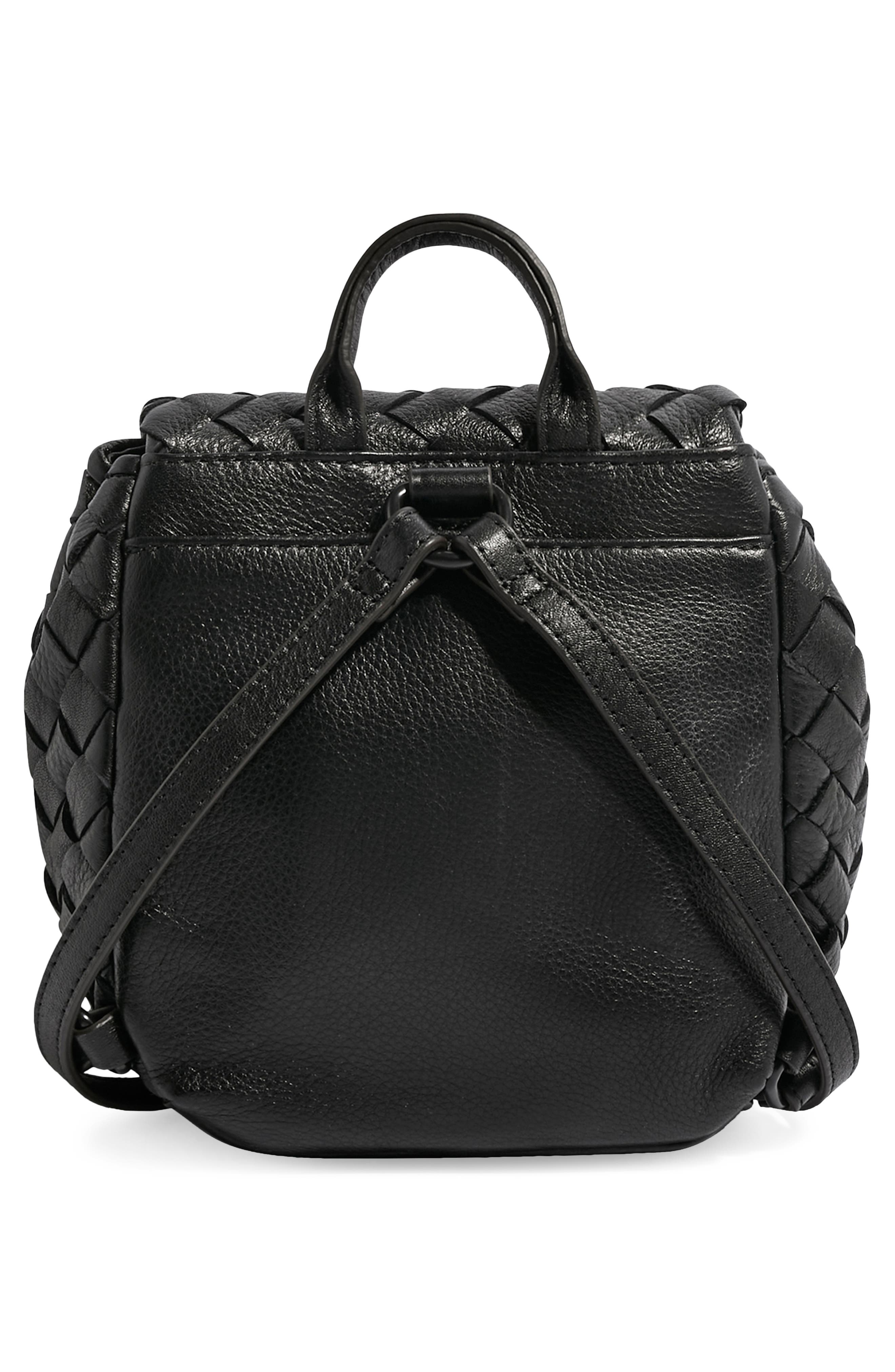 Aimee Kestenberg Mini Bali Woven Leather Backpack, Alternate, color, 