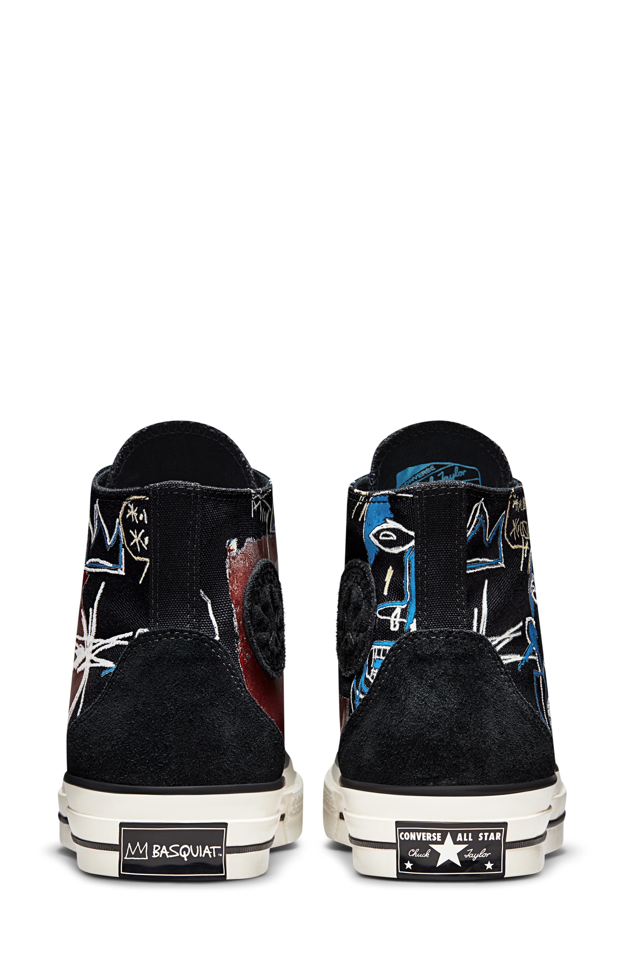Converse x Jean-Michel Basquiat Chuck Taylor<sup>®</sup> All Star<sup>®</sup> 70 High Top Sneaker, Alternate, color, 