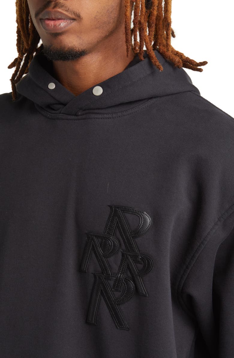 Represent Appliqué Initial Hoodie, Alternate, color, 