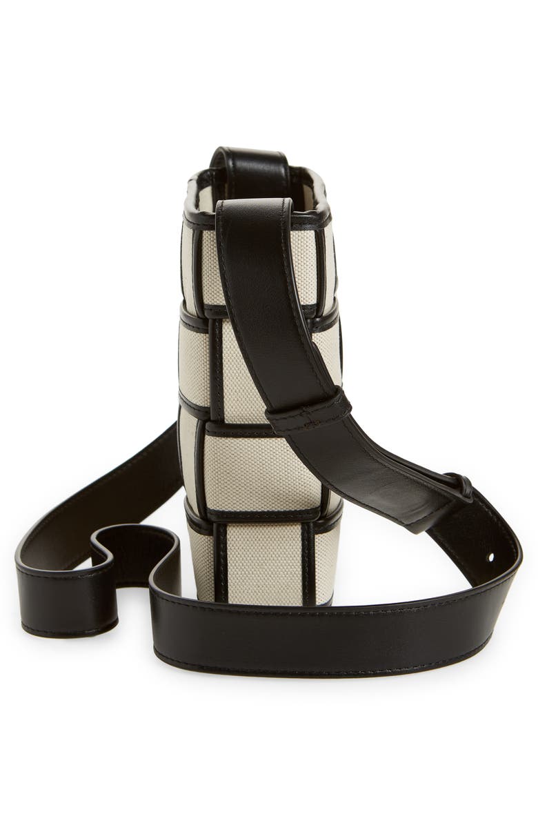 Bottega Veneta Cassette Canvas & Leather Phone Pouch, Alternate, color,