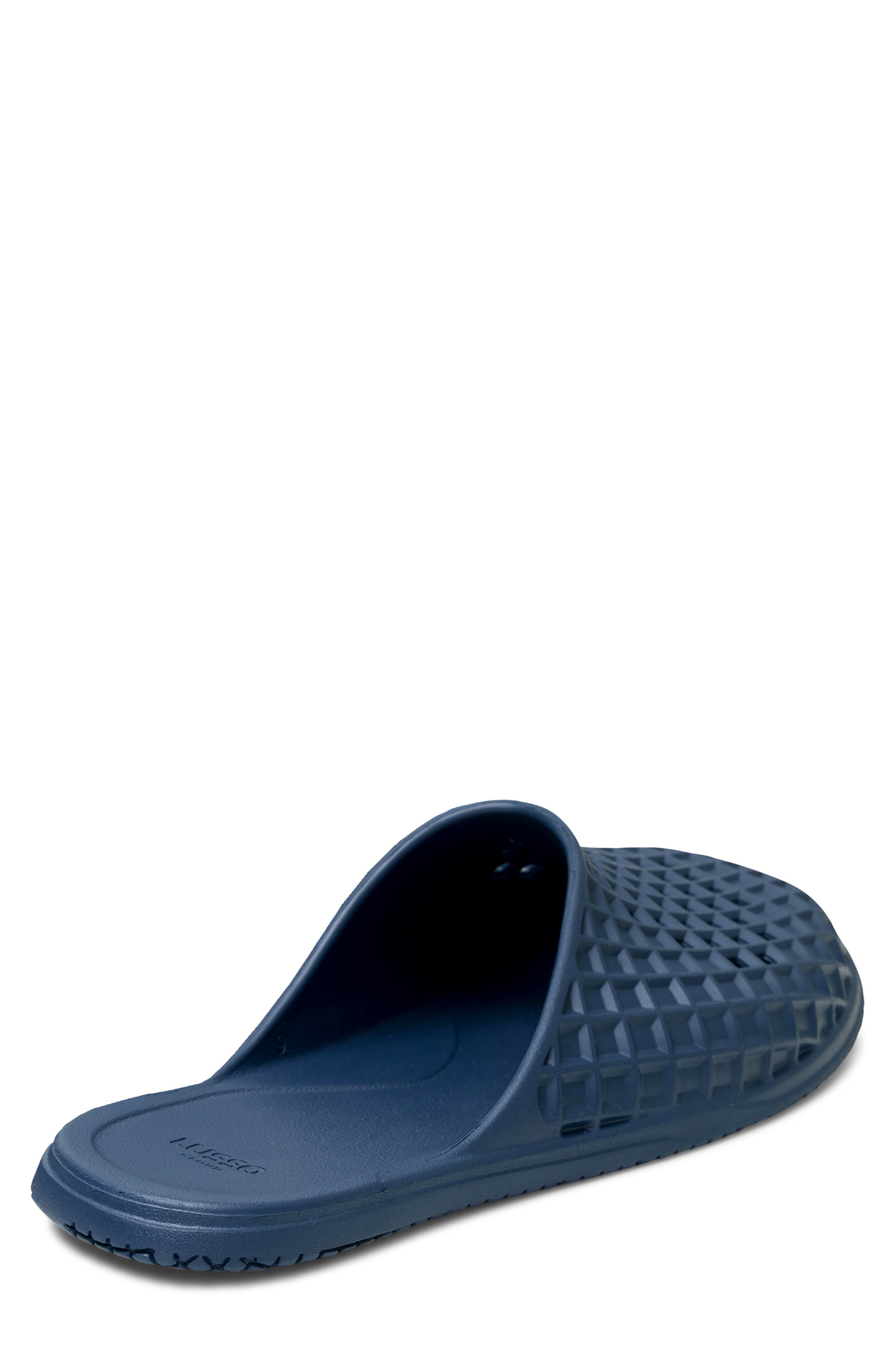Rosa Slide, Alternate, color, INDIGO