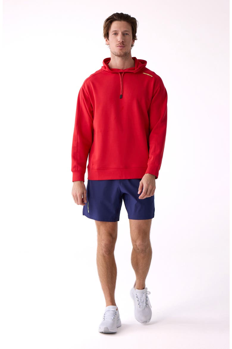 Après Men's Hooded Sweatshirt, Alternate, color, Team Red