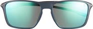 TAG Heuer Vingt Sept 59mm Rectangular Sport Sunglasses