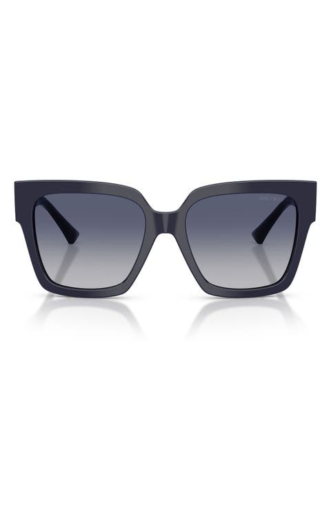 54mm Gradient Square Sunglasses
