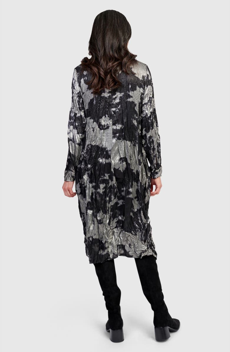 Alembika Chroma Babydoll Shirtdress, Alternate, color, Silver