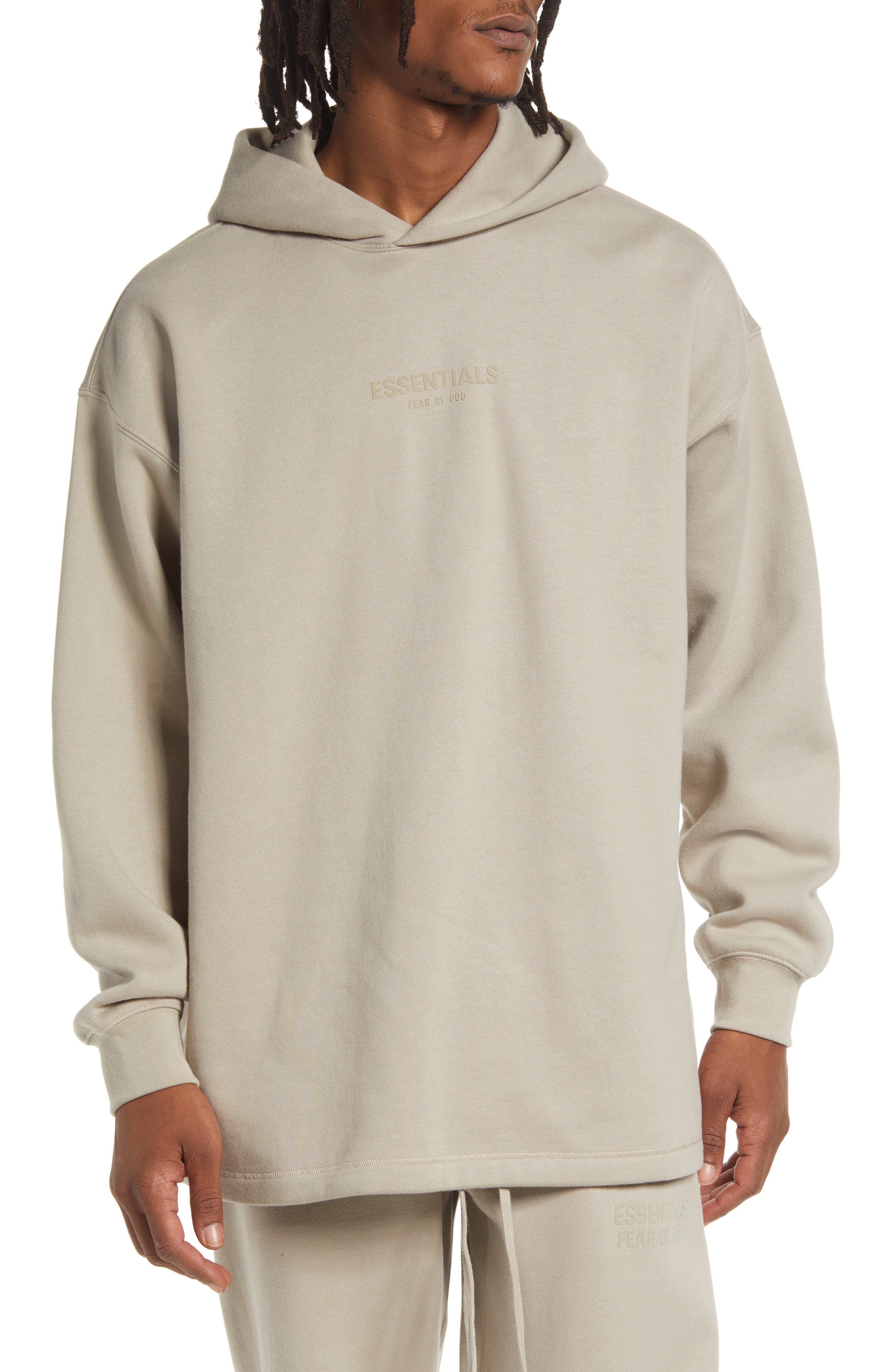 Fear of God Essentials Men's Relaxed Cotton Blend Hoodie (Men) | Nordstrom