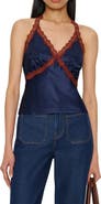 Reformation Monica Silk Halter Top
