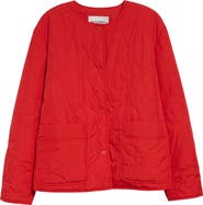 Marimekko Kapseli Piirto Unikko Quilted Jacket