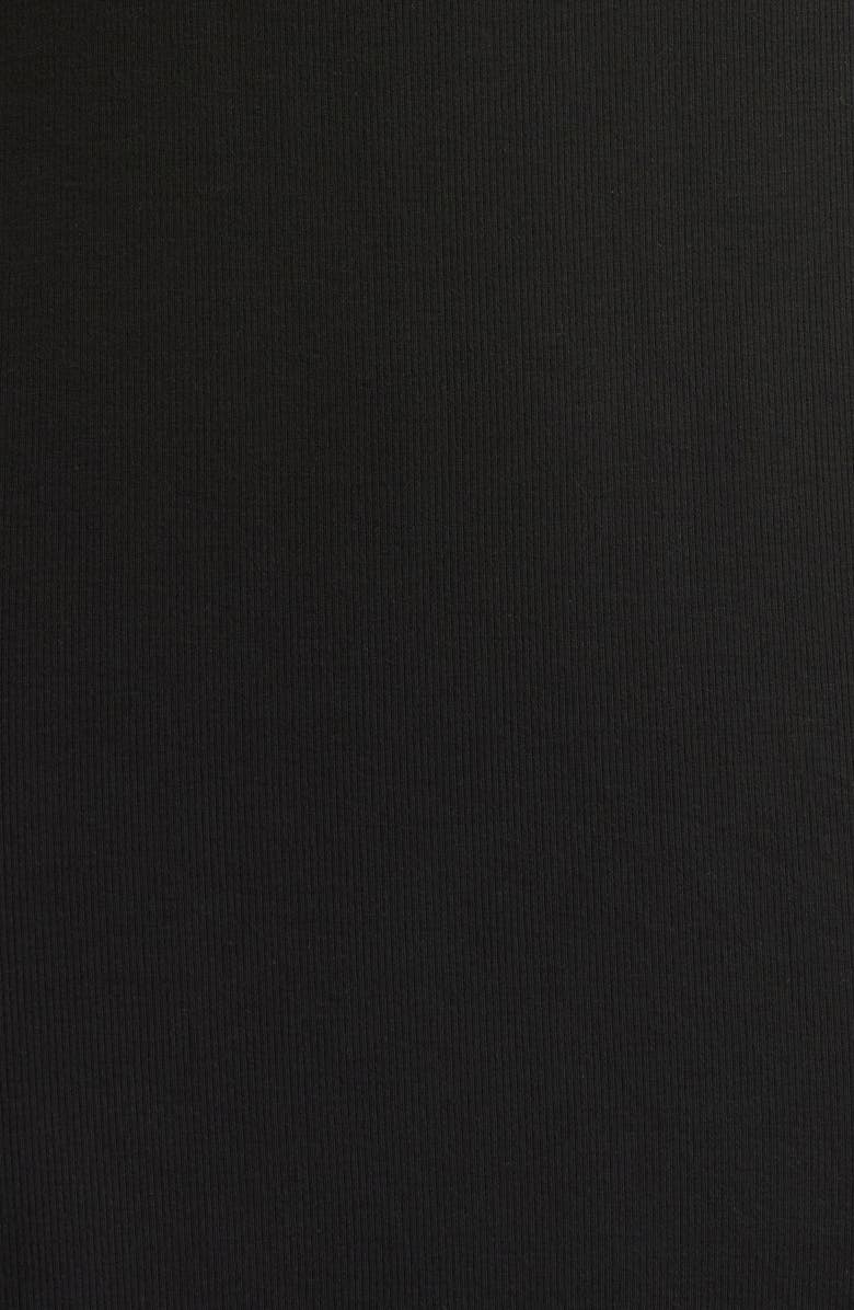 Cozy Earth Rib Knit Nightgown, Alternate, color, Black