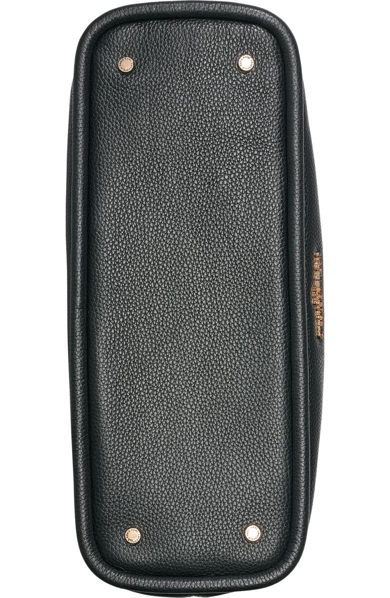 KARL LAGERFELD PARIS Valerie Satchel, Alternate, color, Black/Gold