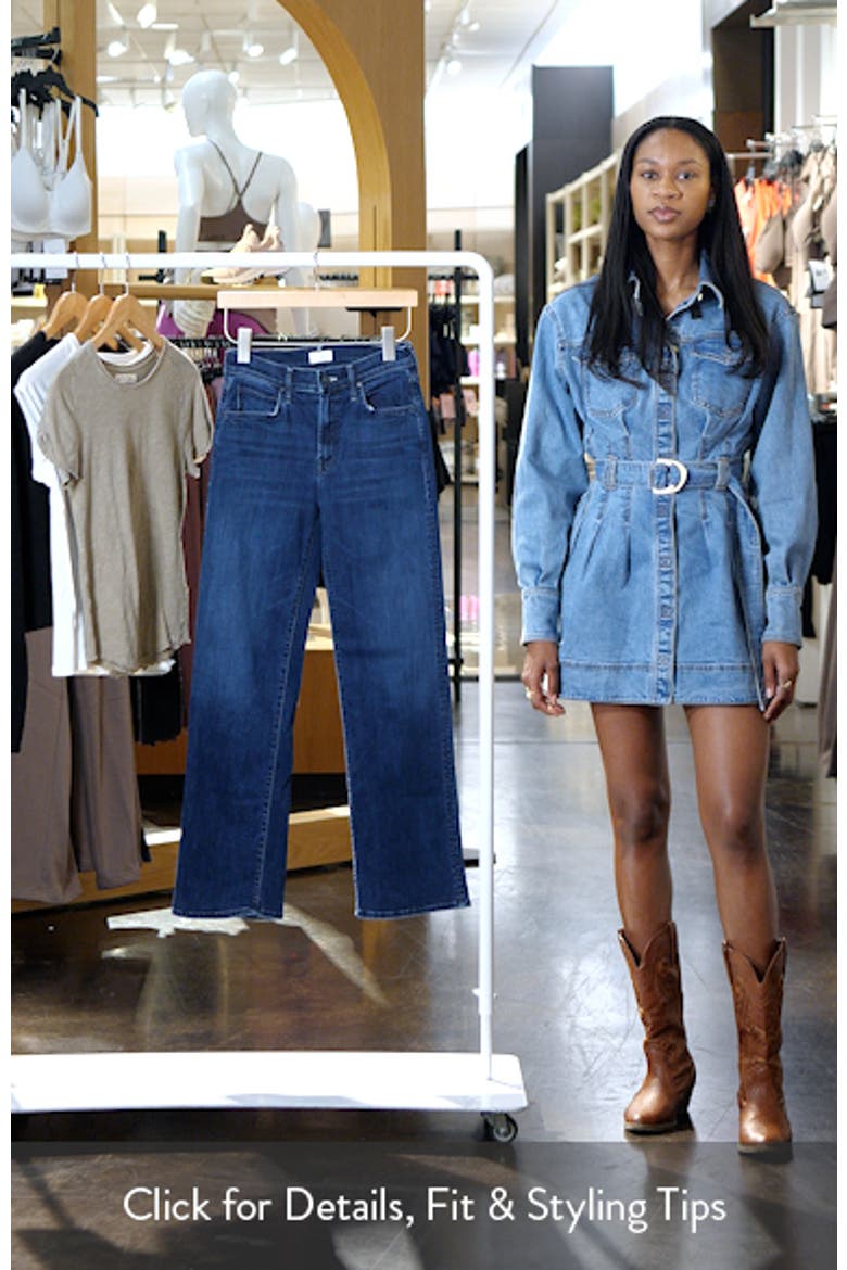 MOTHER LIL' KICK IT レギュラーフィットデニム(24) MOTHER Lil Kick It High Waist Straight Leg Jeans (Women) | Nordstrom