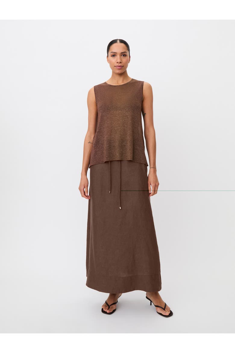 Mafarilynn Round Neck knit Top, Alternate, color, Sh. Chocolate