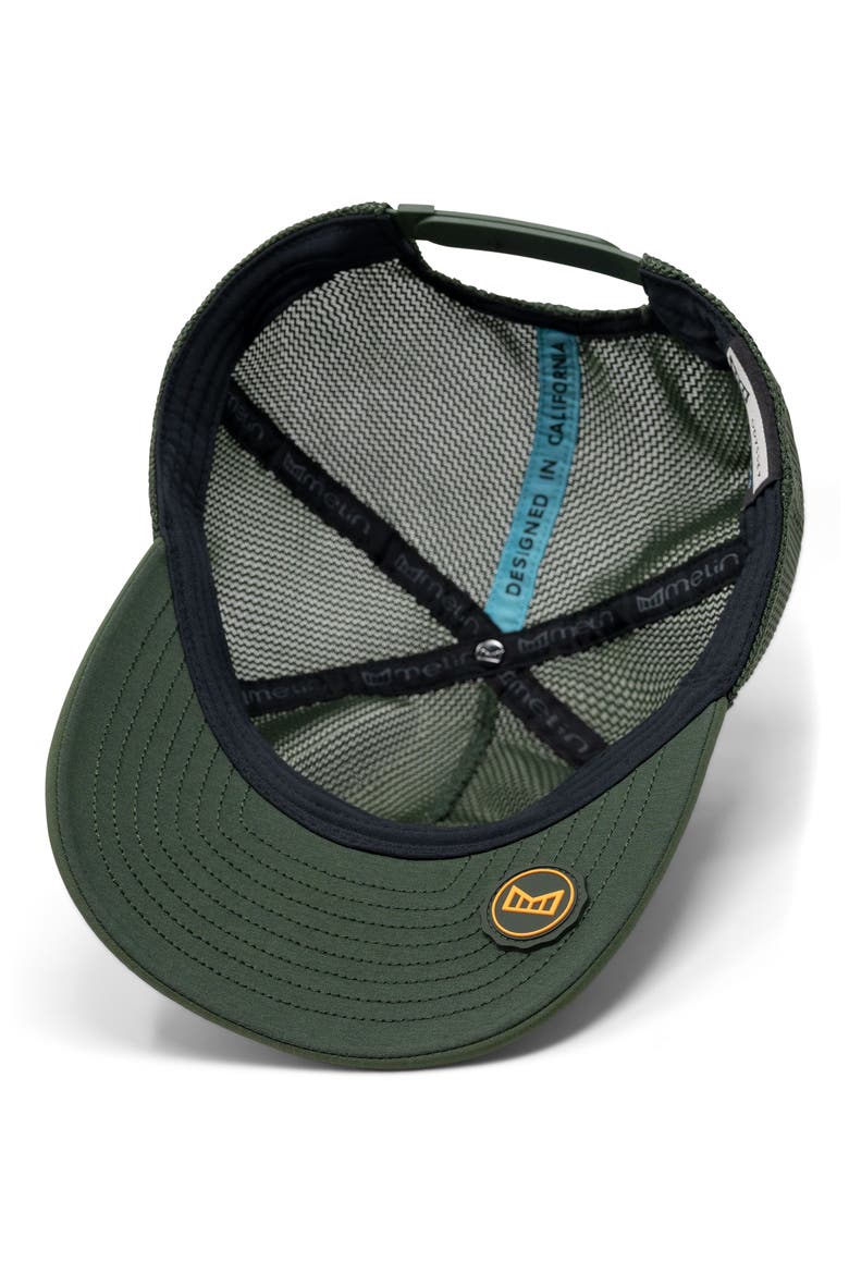Odysea Mac Retro Hydro Unstructured Micromesh Snapback Hat, Alternate, color, FOREST