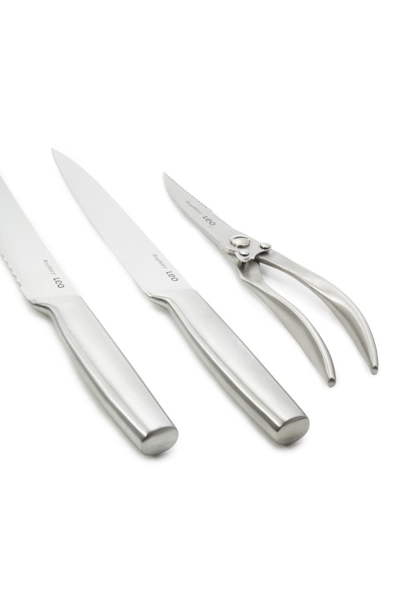 BergHOFF Legacy 3-Piece Stainless Steel Carving Knife Set, Alternate, color, Silver