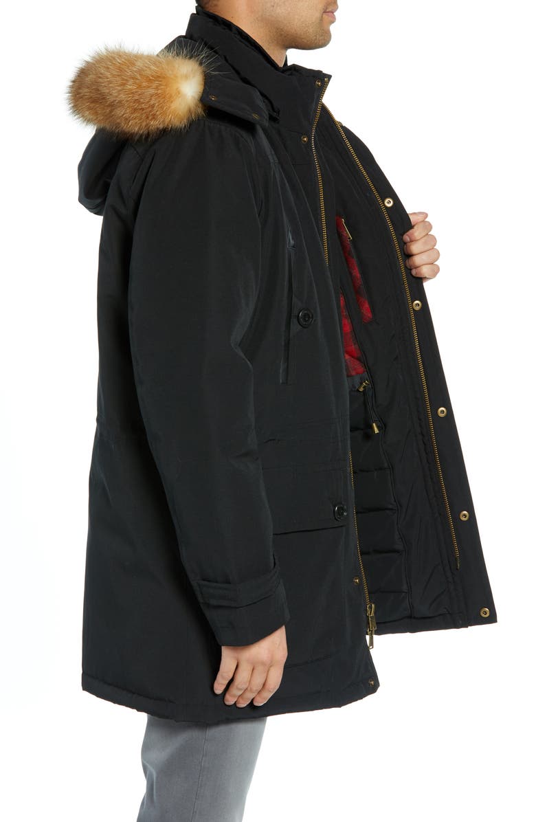 Pendleton Signature Denver 650-Fill Power Down Parka with Genuine Raccoon Fur, Alternate, color, 