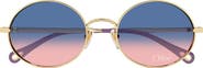 Chloé 55mm Gradient Round Sunglasses