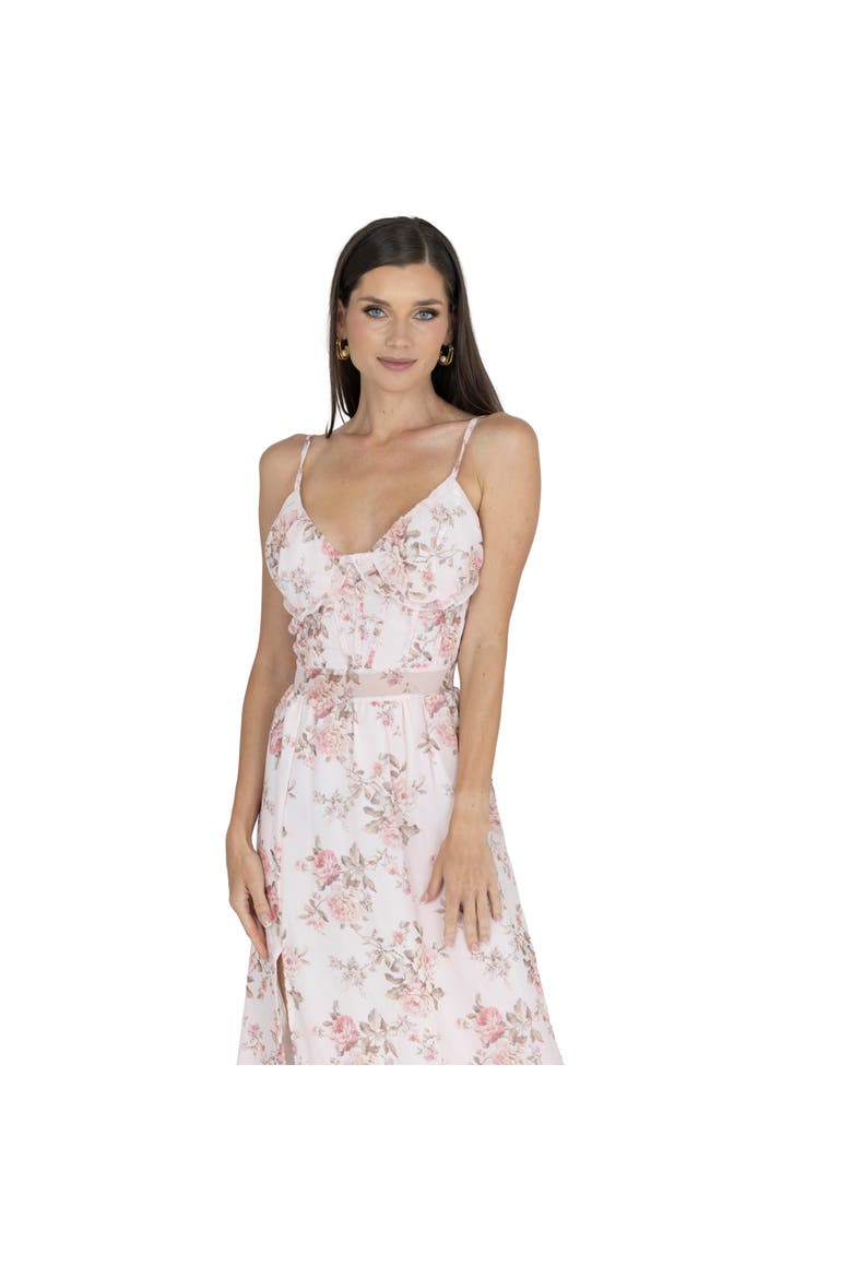 Hailey Carmen Dress, Alternate, color, PINK