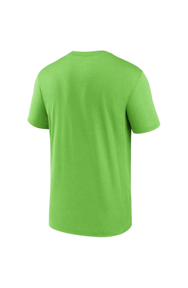 Nike Men's Nike Neon Green Seattle Seahawks Legend Community Performance T-Shirt, Alternate, color, Neon Green
