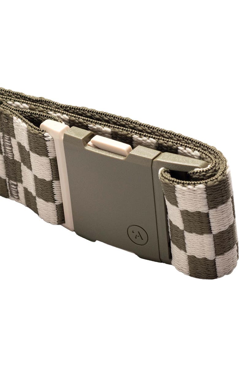 ARCADE Check Belt, Alternate, color, Crocodile/Khaki