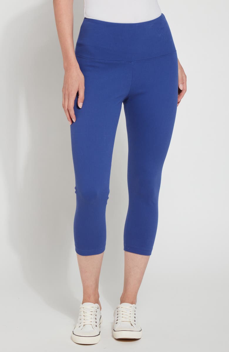 Lysse Denim Capri Crop Leggings, Main, color, 