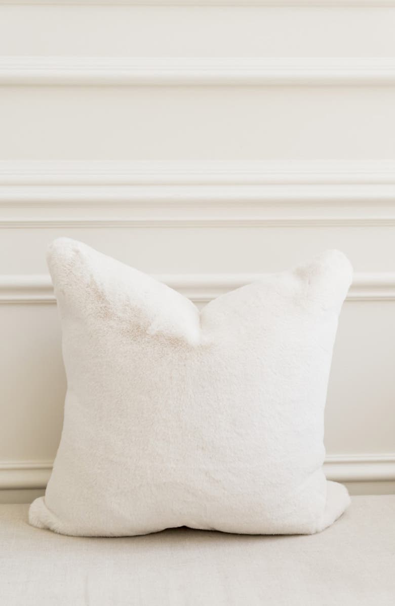 Rachel Parcell Favorite Faux Fur Accent Pillow, Alternate, color, 