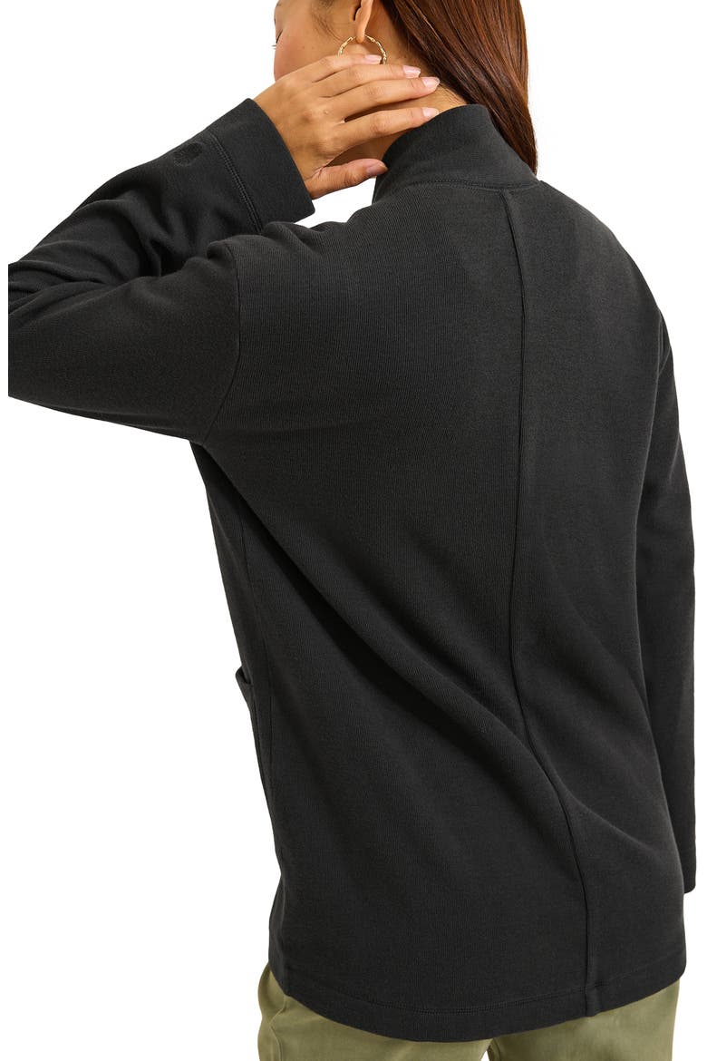 Aruba Open Front Cardigan, Alternate, color, BLACK