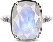 Sterling Forever Sterling Silver Elongated Cushion Stone Ring