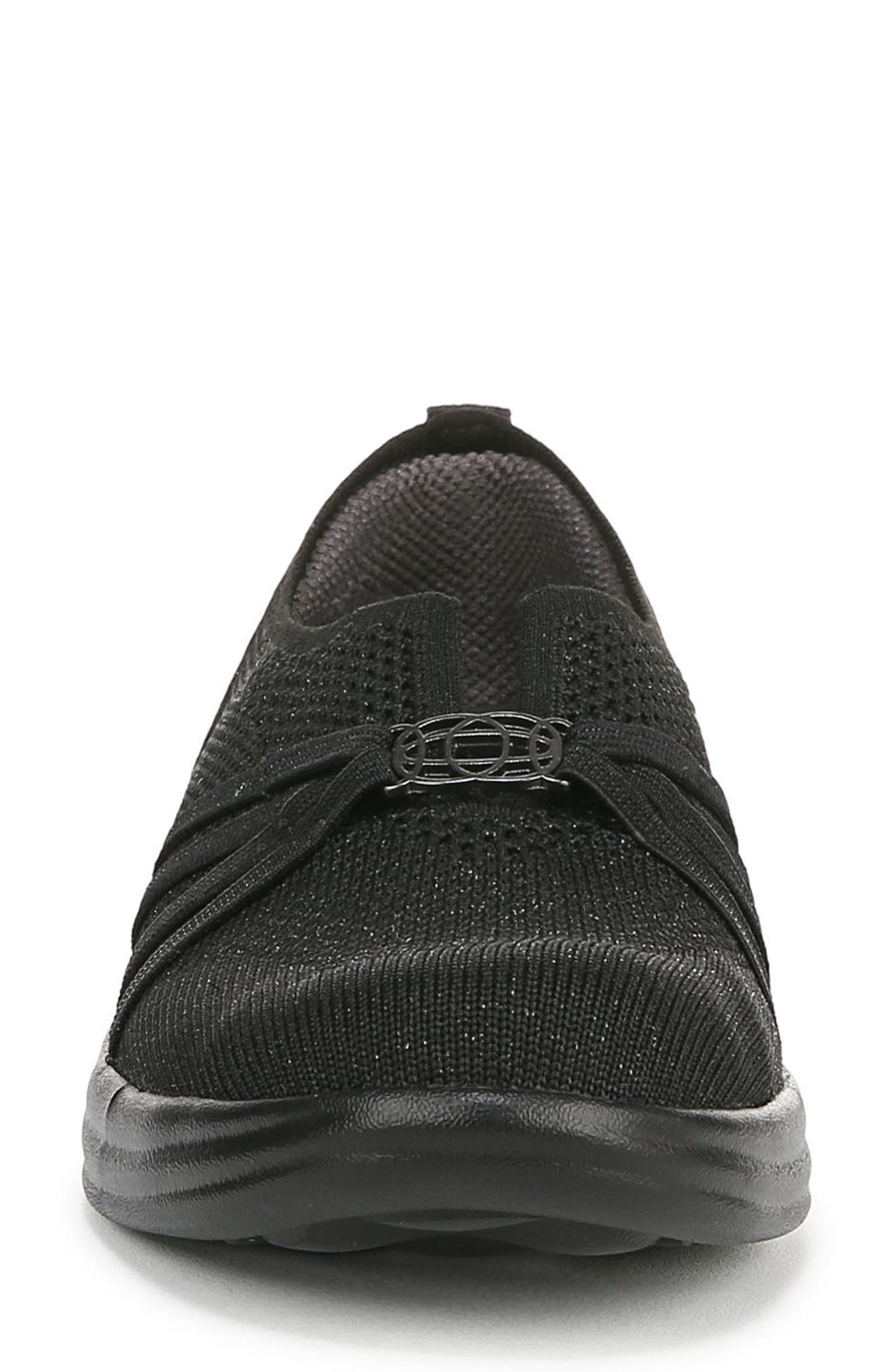 LifeStride Niche Knit Slip-On Sneaker - Wide Width Available, Alternate, color, Black Knit