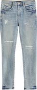 PURPLE BRAND Rip
Repair Skinny Jeans
