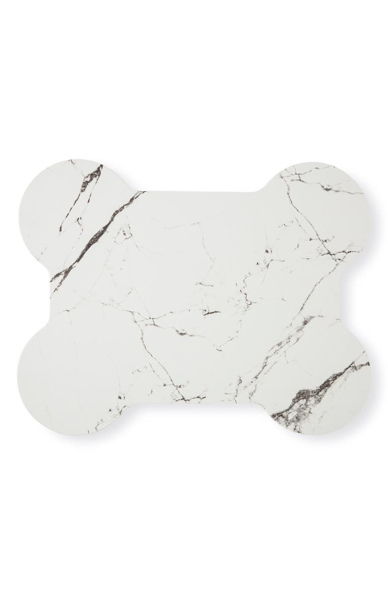 Core Home Double Bowl Diatomite Pet Mat, Alternate, color, Marble