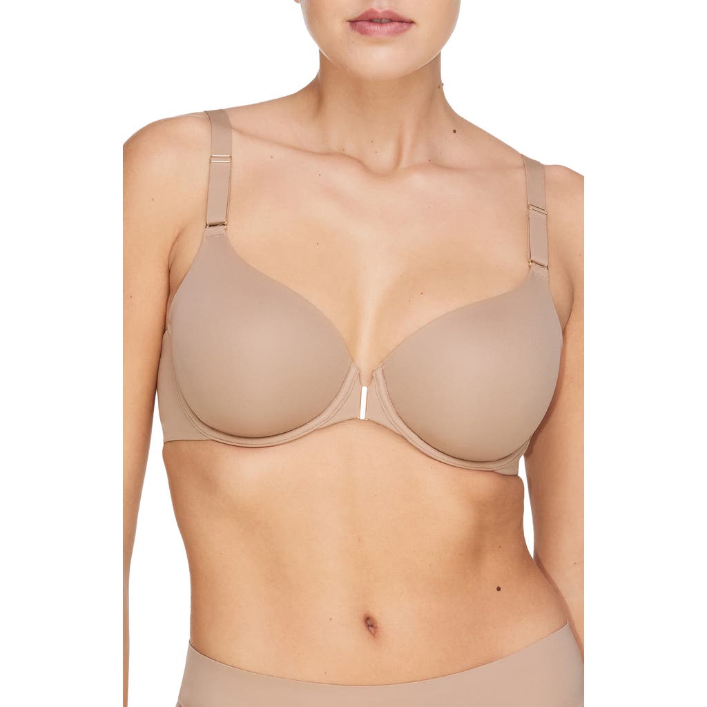 Thirdlove Comfortstretch Underwire Front Closure T-shirt Bra In Neutral