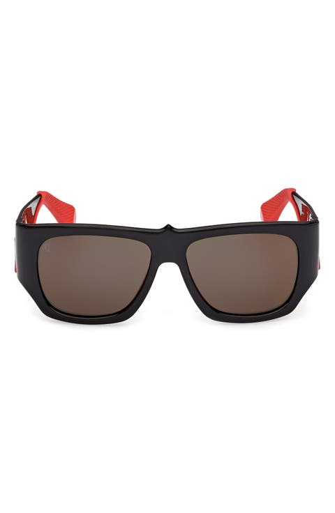 57mm Loubishark Square Sunglasses