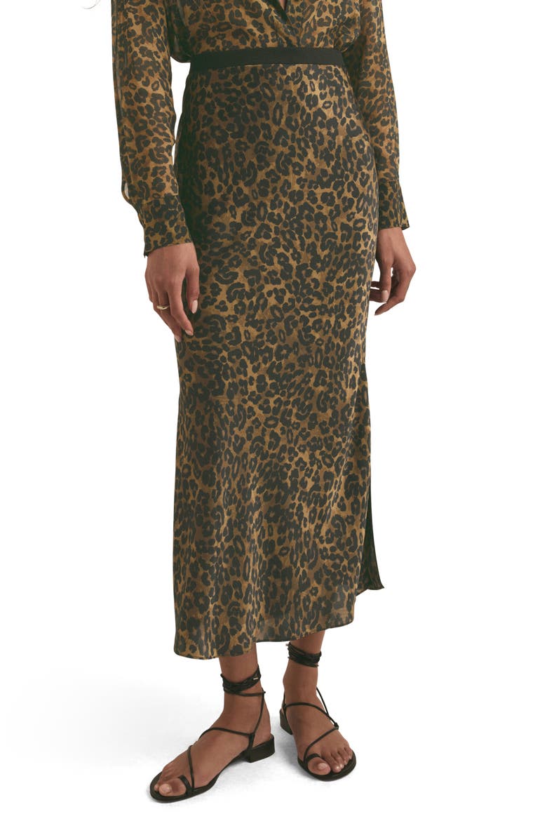 The Josie Leopard Print Maxi Skirt, Main, color, LEOPARDO