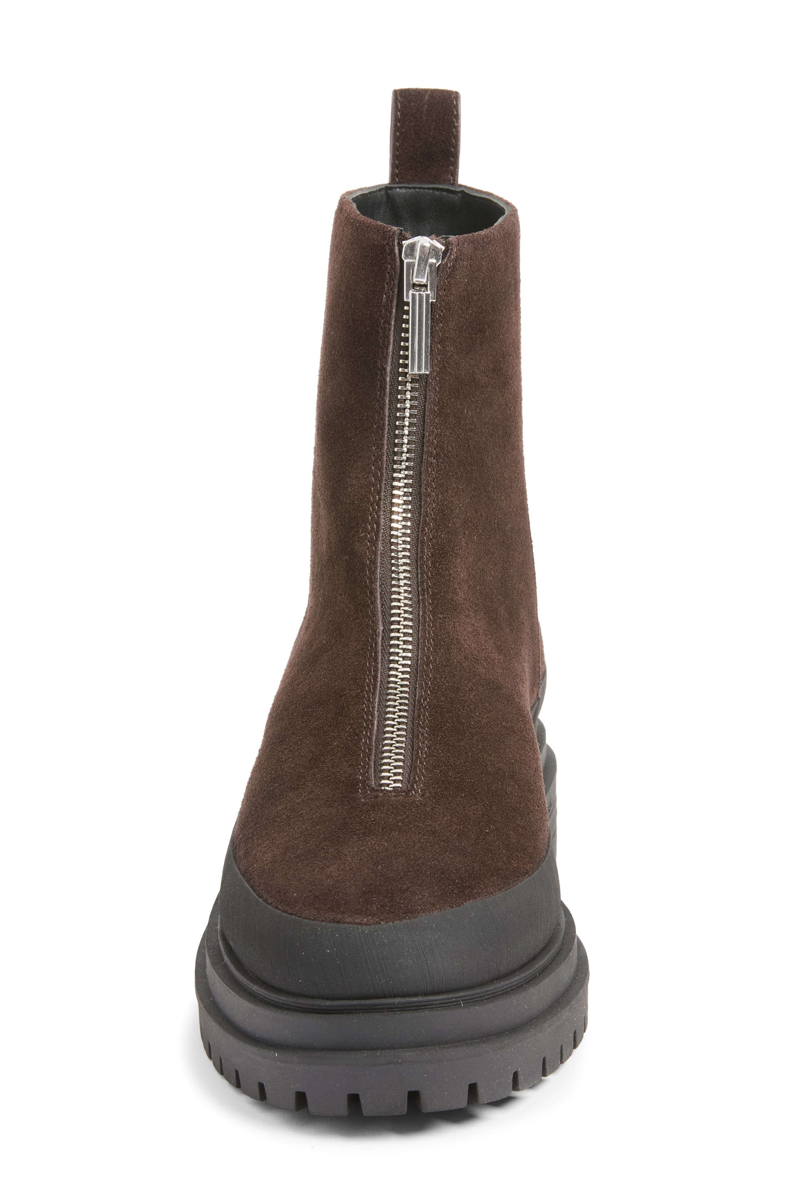 Bedford Leather Zip Boot, Alternate, color, DCC SUEDE