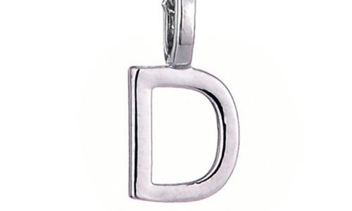 Adornia Initial Pendant Layered Chain Necklace In Silver