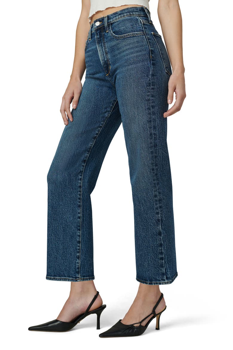 The Margot High Waist Ankle Relaxed Straight Leg Jeans, Alternate, color, BAD LIAR