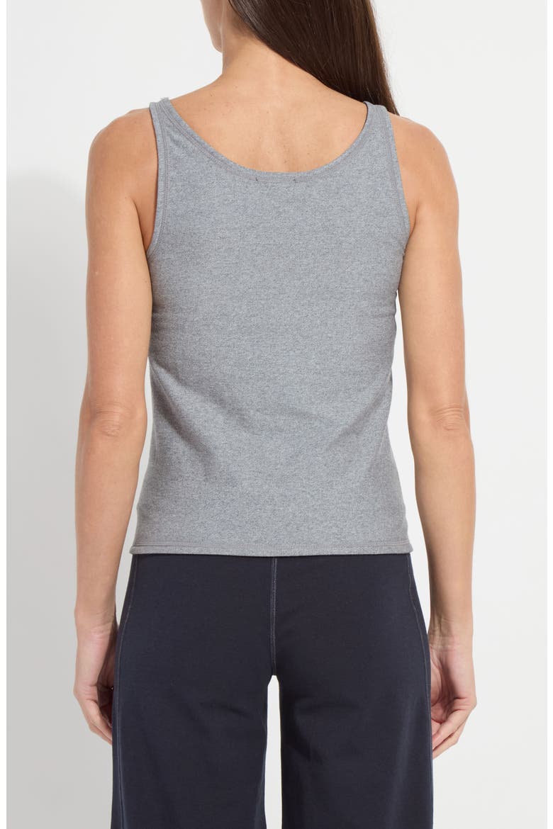 Reversible Cotton Blend Tank, Alternate, color, TRUE NAVY/ GREY MELANGE