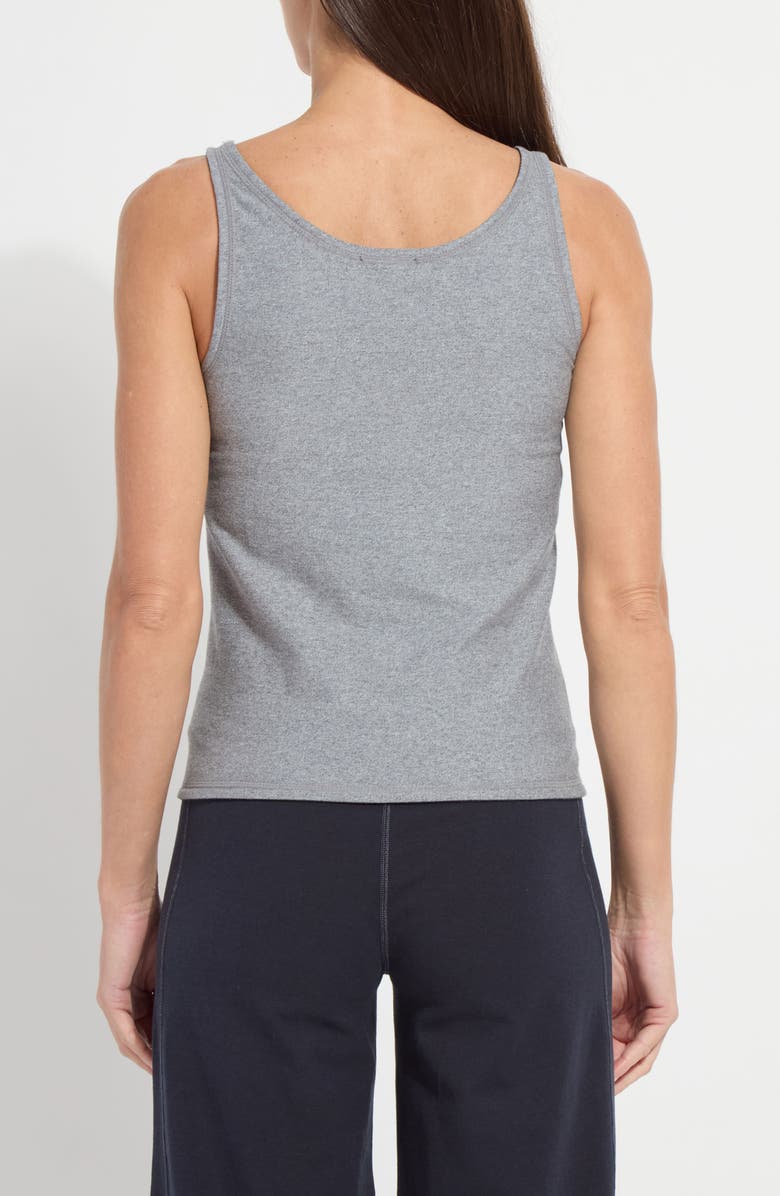 Lysse Reversible Cotton Blend Tank, Alternate, color, True Navy/ Grey Melange