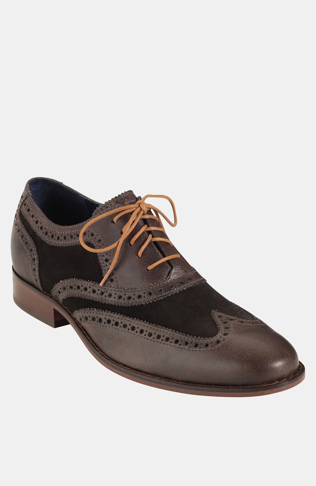 'Air Colton' Wingtip Oxford, Main, color, DARK BROWN