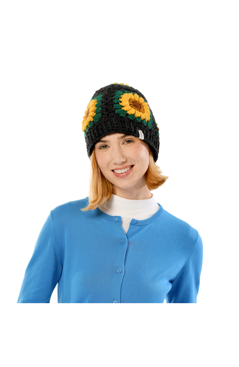 Nirvanna Designs Sunflower Sun Hat, Alternate, color, Charcoal