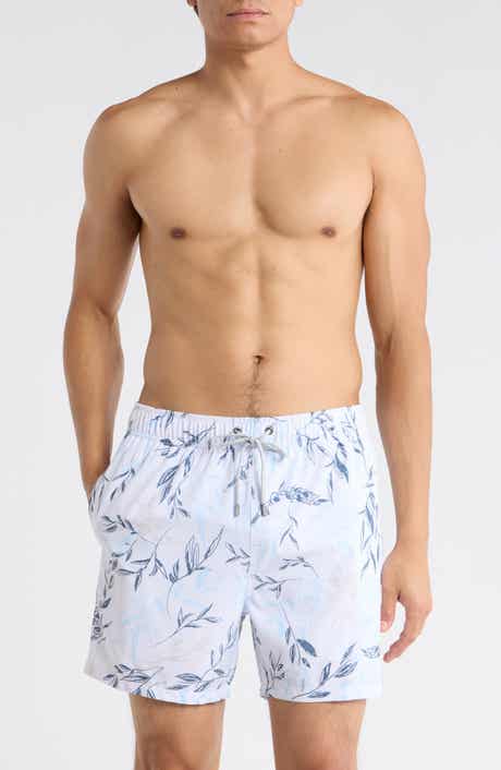 Vintage Summer 4-Way Stretch Volley Swim Trunks