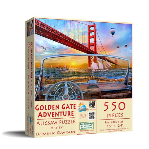 Golden Gate Adventure 550 piece Jigsaw Puzzle for Adults