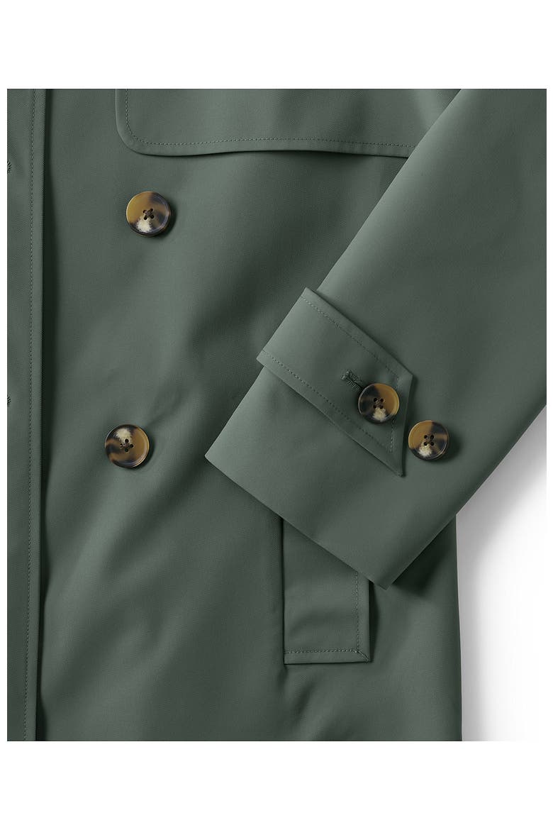 Squall Waterproof Modern Trench Coat, Alternate, color, Spruce